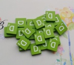 Green Scrabble Tiles