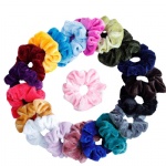 Velvet hair scrunchies
